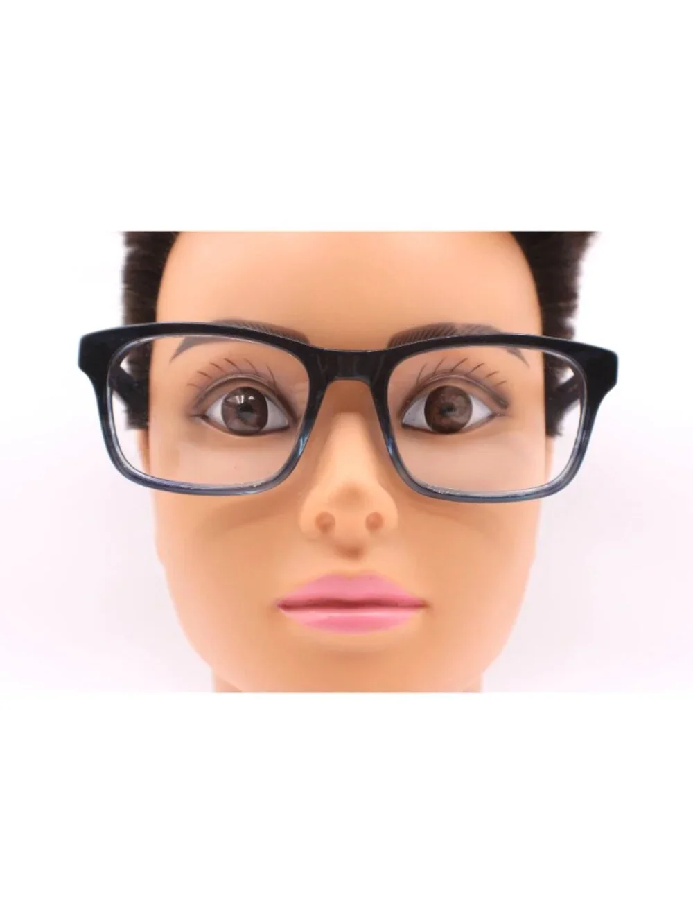 Warby Parker Cass Frames Blue Tortoise Gradient Square Eyeglasses With Hard Case